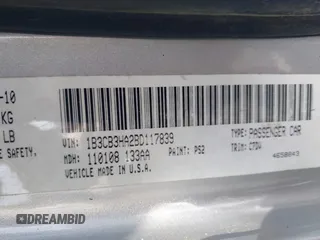 2011 Dodge Caliber Mainstreet with VIN 1B3CB3HA2BD117839, listed as a IAAI auction lot 42101103 with 142,099 mi miles. Bid and sale history available at carsss.com. Image 9.