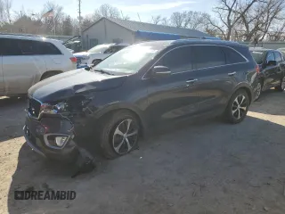 2018 Kia Sorento EX with VIN 5XYPH4A55JG396303, listed as a Copart auction lot 43771825 with 206,257 mi miles and Salvage Title. Bid and sale history available at DreamBid. Image 1.