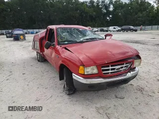 2001 Ford Ranger XL with VIN 1FTYR14U51TA69598, listed as a Copart auction lot 48735672 with 146,306 mi miles and Salvage Title. Bid and sale history available at carsss.com. Image 11.