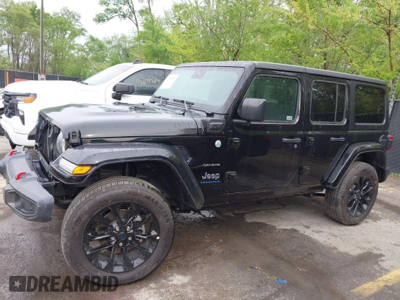 2024 Jeep Wrangler Sahara with VIN 1C4RJXP67RW274877, listed as a IAAI auction lot 42119319 with 7,157 mi miles and . Bid and sale history available at DreamBid. Image 13.