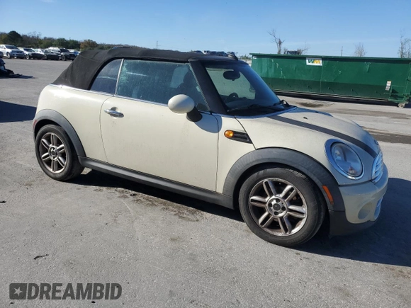 2012 MINI Convertible с VIN WMWZN3C52CT134185, выставлен на аукционе Copart как лот 48370125 с пробегом 109 743 миль миль и Чистый • Clean title. История ставок и продаж доступна на DreamBid. Изображение 4.