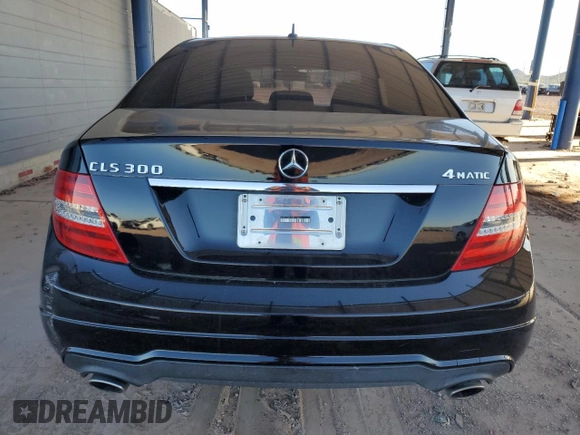 2012 Mercedes-Benz C 300 Sport with VIN WDDGF8BB7CR207887, listed as a Copart auction lot 62177525 with 158,417 mi miles and Salvage title. Bid and sale history available at DreamBid. Image 6.