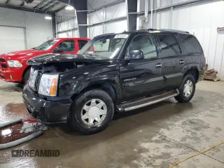 2002 Cadillac Escalade z VIN 1GYEK63N22R262511, wystawiony jako Copart lot #58070325 z przebiegiem 263 286 mil mil oraz Szkoda całkowita • Salvage title. Historia ofert i sprzedaży dostępna na DreamBid. Obrazek 1.