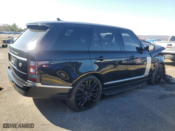 2016 Land Rover Range Rover HSE with VIN SALGS2PF8GA291228, listed as a Copart auction lot 49583555 with 62,787 mi miles and Salvage Title. Bid and sale history available at carsss.com. Image 3.