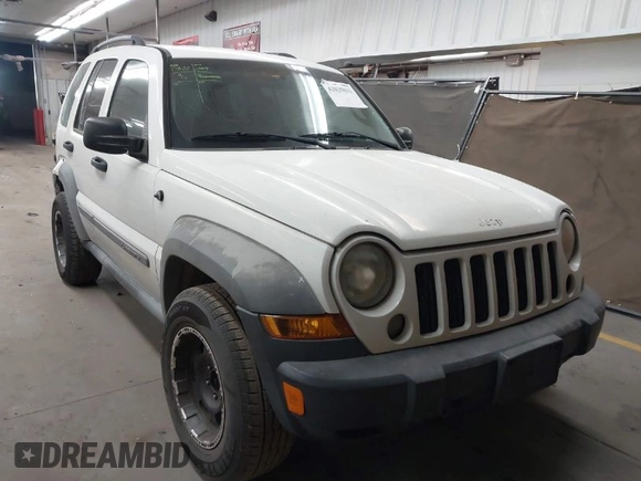 2007 Jeep Liberty Sport with VIN 1J4GL48KX7W686326, listed as a IAAI auction lot 42025033 with 196,021 mi miles. Bid and sale history available at carsss.com. Image 1.