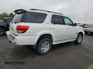 2005 Toyota Sequoia Limited with VIN 5TDBT48A35S241074, listed as a Copart auction lot 55754685 with 219,240 mi miles and Salvage Title. Bid and sale history available at DreamBid. Image 3.