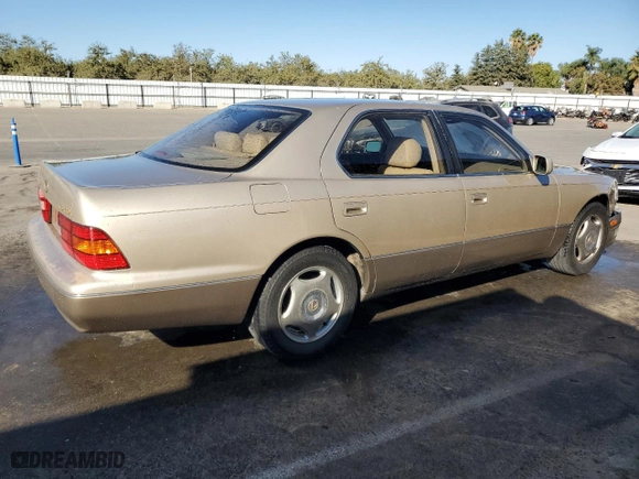 1999 Lexus LS 400 Luxury Sdn with VIN JT8BH28F3X0147105, listed as a Copart auction lot 78043784 with 213,616 mi miles and Salvage Title. Bid and sale history available at carsss.com. Image 3.