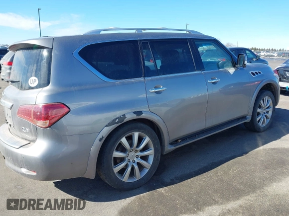 2012 Infiniti QX56 7-passenger z VIN JN8AZ2NE9C9016633, wystawiony jako IAAI lot #41651897 z przebiegiem 191 558 mil mil oraz . Historia ofert i sprzedaży dostępna na DreamBid. Obrazek 4.