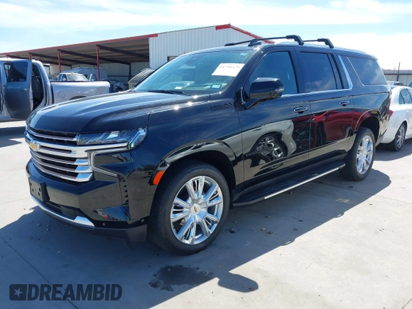 2024 Chevrolet Suburban High Country with VIN 1GNSKGKL7RR150268, listed as a IAAI auction lot 41798479 with 13,339 mi miles and . Bid and sale history available at DreamBid. Image 21.