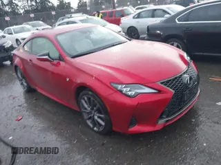 2022 Lexus RC with VIN JTHGZ5DC9N5011710, listed as a IAAI auction lot 41217021 with 17,752 mi miles. Bid and sale history available at carsss.com. Image 1.
