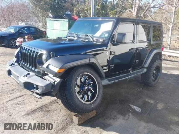 2018 Jeep Wrangler Unlimited Sport с VIN 1C4HJXDN5JW131695, выставлен на аукционе IAAI как лот 41640197 с пробегом 115 622 миль миль и . История ставок и продаж доступна на DreamBid. Изображение 2.
