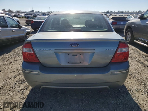 2006 Ford Five Hundred Limited with VIN 1FAFP25106G125413, listed as a Copart auction lot 88673735 with 155,259 mi miles and Clean Title. Bid and sale history available at carsss.com. Image 6.