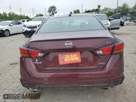 2024 Nissan Altima 2.5 SV with VIN 1N4BL4DWXRN352479, listed as a Copart auction lot 52413534 with 960 mi miles and Salvage Title. Bid and sale history available at carsss.com. Image 6.