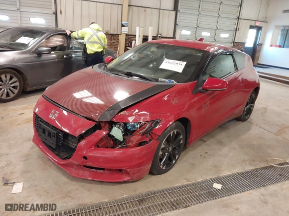 2014 Honda CR-Z EX with VIN JHMZF1D63ES000790, listed as a IAAI auction lot 41632934 with 121,871 mi miles. Bid and sale history available at carsss.com. Image 17.