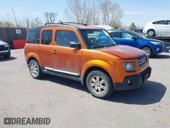 2008 Honda Element EX with VIN 5J6YH28778L009808, listed as a IAAI auction lot 41966458 with 147,038 mi miles and . Bid and sale history available at DreamBid. Image 1.