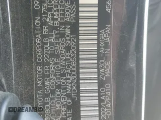 2011 Toyota Prius I z VIN JTDKN3DU0B5320921, wystawiony jako Copart lot #51983825 z przebiegiem 112 493 mil mil oraz Szkoda całkowita • Salvage title. Historia ofert i sprzedaży dostępna na DreamBid. Obrazek 14.