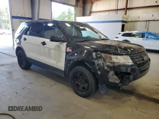 2019 Ford Police Interceptor Utility z VIN 1FM5K8AR9KGB23653, wystawiony jako Copart lot #58393095 z przebiegiem Nie podano mil oraz Tytuł czysty. Historia ofert i sprzedaży dostępna na DreamBid. Obrazek 4.