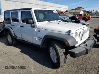 2018 Jeep Wrangler JK Unlimited Sport with VIN 1C4BJWDG1JL834407, listed as a Copart auction lot 84510824 with 69,024 mi miles and Salvage Title. Bid and sale history available at carsss.com. Image 4.