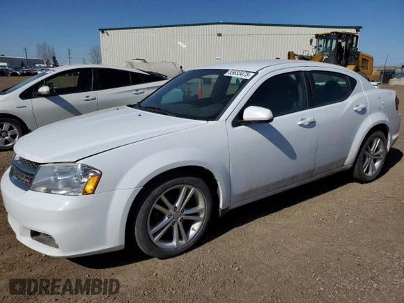 2013 Dodge Avenger SXT with VIN 1C3CDZCBXDN759304, listed as a Copart auction lot 55633475 with 178,409 mi miles and Clean Title. Bid and sale history available at carsss.com. Image 1.