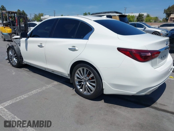 2018 Infiniti Q50 Sport z VIN JN1EV7AP2JM365370, wystawiony jako IAAI lot #42157933 z przebiegiem 61 054 mil mil oraz . Historia ofert i sprzedaży dostępna na DreamBid. Obrazek 3.