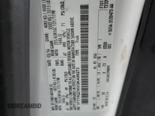 2016 Ford Transit Cargo with VIN 1FTYR2ZMXGKA99273, listed as a Copart auction lot 59289105 with 165,185 mi miles and Salvage title. Bid and sale history available at DreamBid. Image 12.