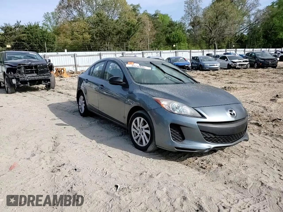 2012 Mazda 3 i Grand Touring with VIN JM1BL1W86C1661520, listed as a Copart auction lot 54296935 with Not provided miles and Salvage title. Bid and sale history available at DreamBid. Image 13.