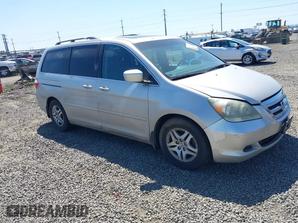 2006 Honda Odyssey EX-L with VIN 5FNRL38726B424923, listed as a IAAI auction lot 42099212 with 171,749 mi miles. Bid and sale history available at carsss.com. Image 1.