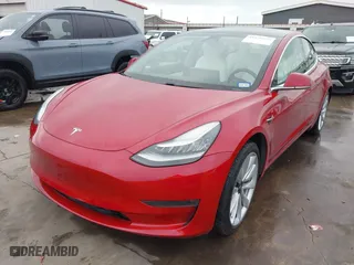 2018 Tesla Model 3 Long Range Battery with VIN 5YJ3E1EB7JF100761, listed as a IAAI auction lot 41879524 with 81,425 mi miles. Bid and sale history available at carsss.com. Image 19.