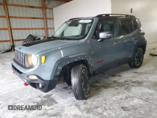 2016 Jeep Renegade Trailhawk with VIN ZACCJBCT4GPD56550, listed as a Copart auction lot 51323725 with 207,584 mi miles and Salvage title. Bid and sale history available at DreamBid. Image 1.