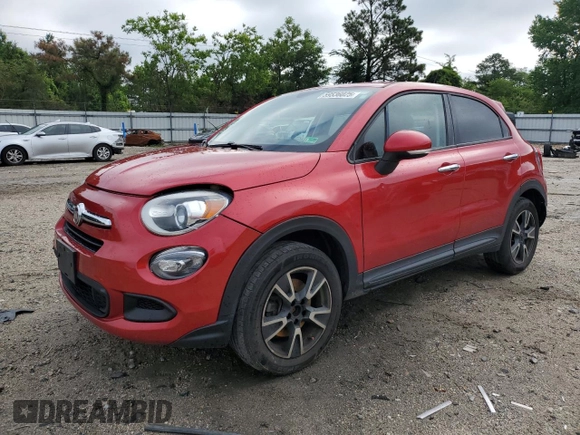 2016 FIAT 500X Easy with VIN ZFBCFYBT0GP333015, listed as a Copart auction lot 59536025 with 153,187 mi miles and Salvage title. Bid and sale history available at DreamBid. Image 1.