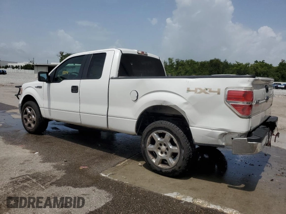 2014 Ford F-150 XL with VIN 1FTFX1EF4EFB48505, listed as a Copart auction lot 58985655 with 195,068 mi miles and Salvage title. Bid and sale history available at DreamBid. Image 2.