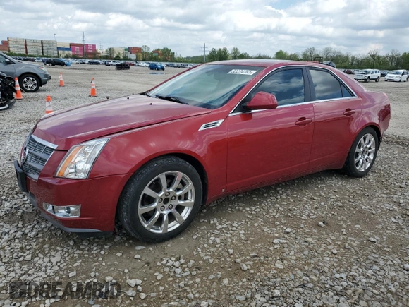 2008 Cadillac CTS RWD z VIN 1G6DV57V980211388, wystawiony jako Copart lot #53274265 z przebiegiem 83 002 mil mil oraz Szkoda całkowita • Salvage title. Historia ofert i sprzedaży dostępna na DreamBid. Obrazek 1.