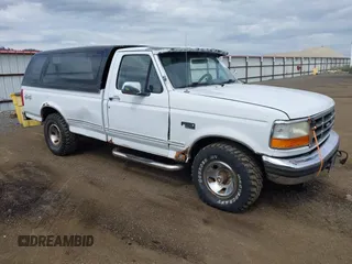 1996 Ford F-150 with VIN 1FTEF14N9TLB05414, listed as a IAAI auction lot 42522051 with 158,519 mi miles and . Bid and sale history available at DreamBid. Image 1.