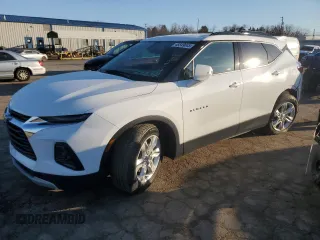 2021 Chevrolet Blazer LT z VIN 3GNKBHR48MS554268, wystawiony jako Copart lot #48549045 z przebiegiem 106 208 mil mil oraz Szkoda całkowita • Salvage title. Historia ofert i sprzedaży dostępna na DreamBid. Obrazek 1.