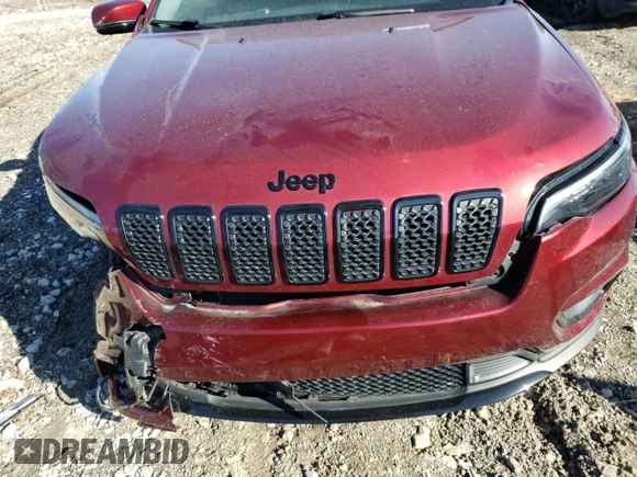 2020 Jeep Cherokee Altitude with VIN 1C4PJMLN1LD553943, listed as a Copart auction lot 48331895 with 53,621 mi miles and Salvage Title. Bid and sale history available at carsss.com. Image 12.
