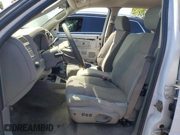 2005 Dodge Dakota SLT with VIN 1D7HE48K45S287376, listed as a Copart auction lot 58864665 with 183,772 mi miles and Salvage title. Bid and sale history available at DreamBid. Image 7.