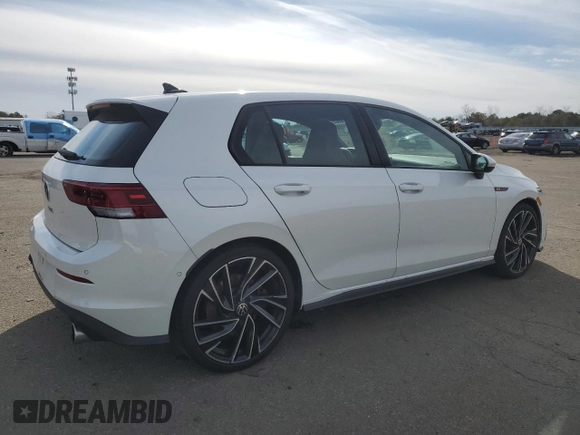 2023 Volkswagen Golf GTI Autobahn with VIN WVW6A7CD7PW141122, listed as a Copart auction lot 45654605 with 14,906 mi miles and Salvage Title. Bid and sale history available at carsss.com. Image 3.
