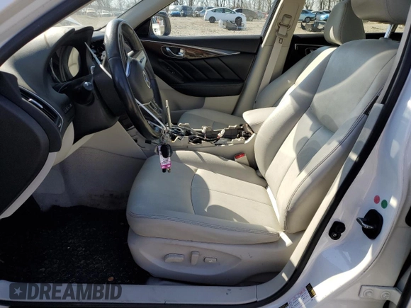 2019 Infiniti Q50 Luxe с VIN JN1EV7AR9KM554858, выставлен на аукционе Copart как лот 45847665 с пробегом 88 669 миль миль и Списание • Salvage title. История ставок и продаж доступна на DreamBid. Изображение 7.