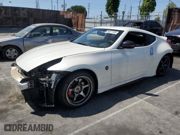 2016 Nissan 370Z with VIN JN1AZ4EH3GM935292, listed as a Copart auction lot 54071755 with 34,067 mi miles and Salvage Title. Bid and sale history available at carsss.com. Image 1.
