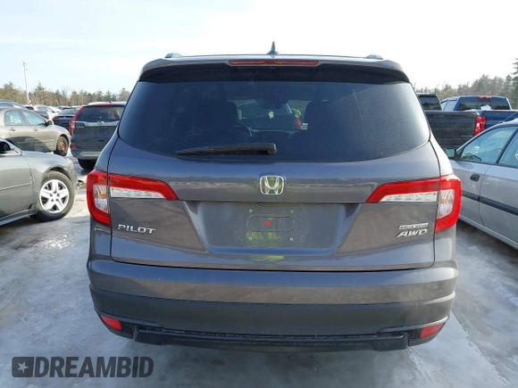 2022 Honda Pilot Special Edition with VIN 5FNYF6H27NB080710, listed as a IAAI auction lot 41612297 with 37,157 mi miles. Bid and sale history available at carsss.com. Image 17.