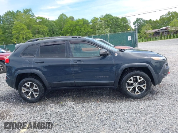 2017 Jeep Cherokee Trailhawk z VIN 1C4PJMBS1HW569093, wystawiony jako IAAI lot #42286940 z przebiegiem 121 876 mil mil oraz . Historia ofert i sprzedaży dostępna na DreamBid. Obrazek 13.