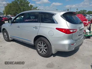2015 Infiniti QX60 with VIN 5N1AL0MN1FC506201, listed as a IAAI auction lot 41974646 with 52,108 mi miles. Bid and sale history available at carsss.com. Image 3.