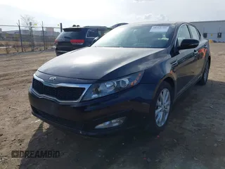 2013 Kia Optima LX with VIN 5XXGM4A77DG146177, listed as a IAAI auction lot 41769708 with 133,604 mi miles. Bid and sale history available at carsss.com. Image 2.