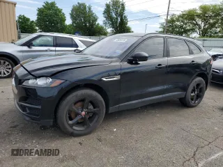 2017 Jaguar F-Pace 20d Premium with VIN SADCJ2BN9HA087972, listed as a Copart auction lot 55808415 with 96,074 mi miles and Clean Title. Bid and sale history available at DreamBid. Image 1.