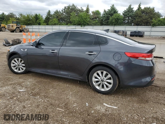 2017 Kia Optima EX with VIN 5XXGU4L35HG142838, listed as a Copart auction lot 57722595 with 132,729 mi miles and Salvage title. Bid and sale history available at DreamBid. Image 2.
