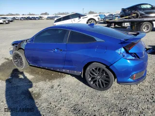 2020 Honda Civic Si Coupe with VIN 2HGFC3A54LH750175, listed as a Copart auction lot 87942015 with 79,839 mi miles and Salvage Title. Bid and sale history available at carsss.com. Image 2.