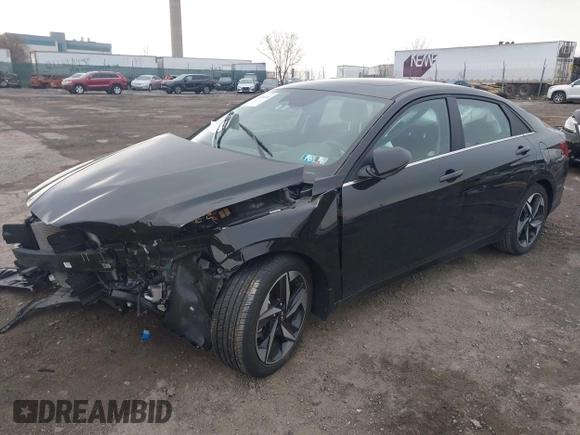 2023 Hyundai Elantra Limited with VIN KMHLP4AG6PU400980, listed as a IAAI auction lot 41886606 with 19,219 mi miles and . Bid and sale history available at DreamBid. Image 17.