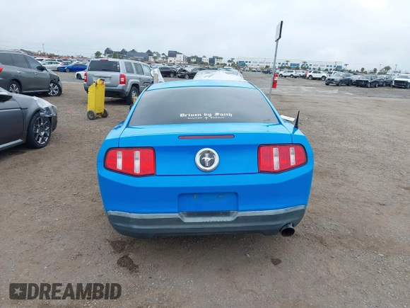 2010 Ford Mustang V6 with VIN 1ZVBP8AN9A5157640, listed as a IAAI auction lot 41873148 with 147,969 mi miles and . Bid and sale history available at carsss.com. Image 17.