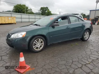 2006 Pontiac G6 6-Cyl z VIN 1G2ZG558764182686, wystawiony jako Copart lot #58741725 z przebiegiem 149 683 mil mil oraz Szkoda całkowita • Salvage title. Historia ofert i sprzedaży dostępna na DreamBid. Obrazek 1.