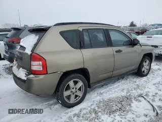 2008 Jeep Compass Sport with VIN 1J8FT47078D665893, listed as a Copart auction lot 44558255 with 138,490 mi miles and Salvage Title. Bid and sale history available at carsss.com. Image 3.